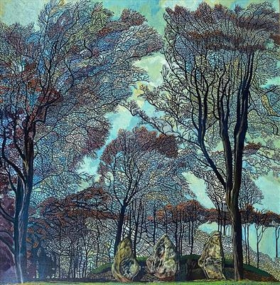 Autumn Descends on Waylands Smithy, Ashbury, Oxforshire - Peter Thornborough