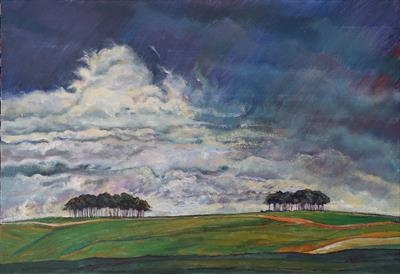 Break in the Storm, Winterbourne Earthworks - Peter Thornborough