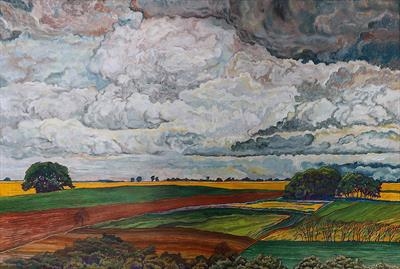 Lowering Skies, Marlborough Downs - Peter Thornborough